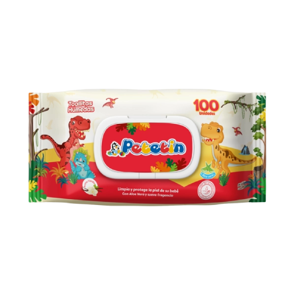 Caja de toallas húmedas Petetín 100und
