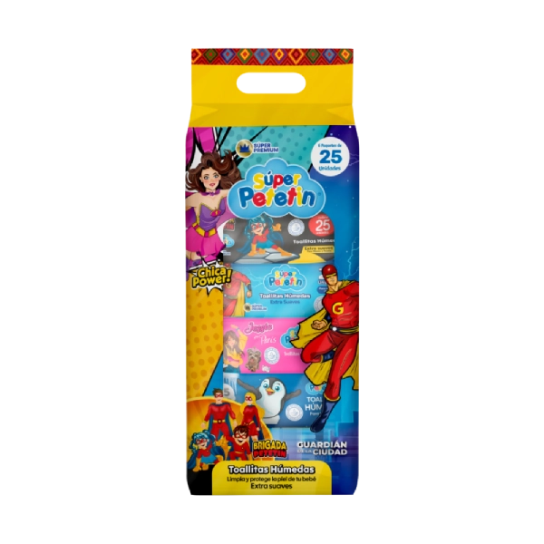 12 pack Toallas húmedas Súper Petetín 25und