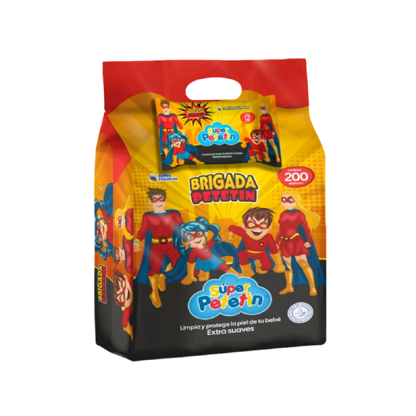 Caja de toallas húmedas 200 + 12 und