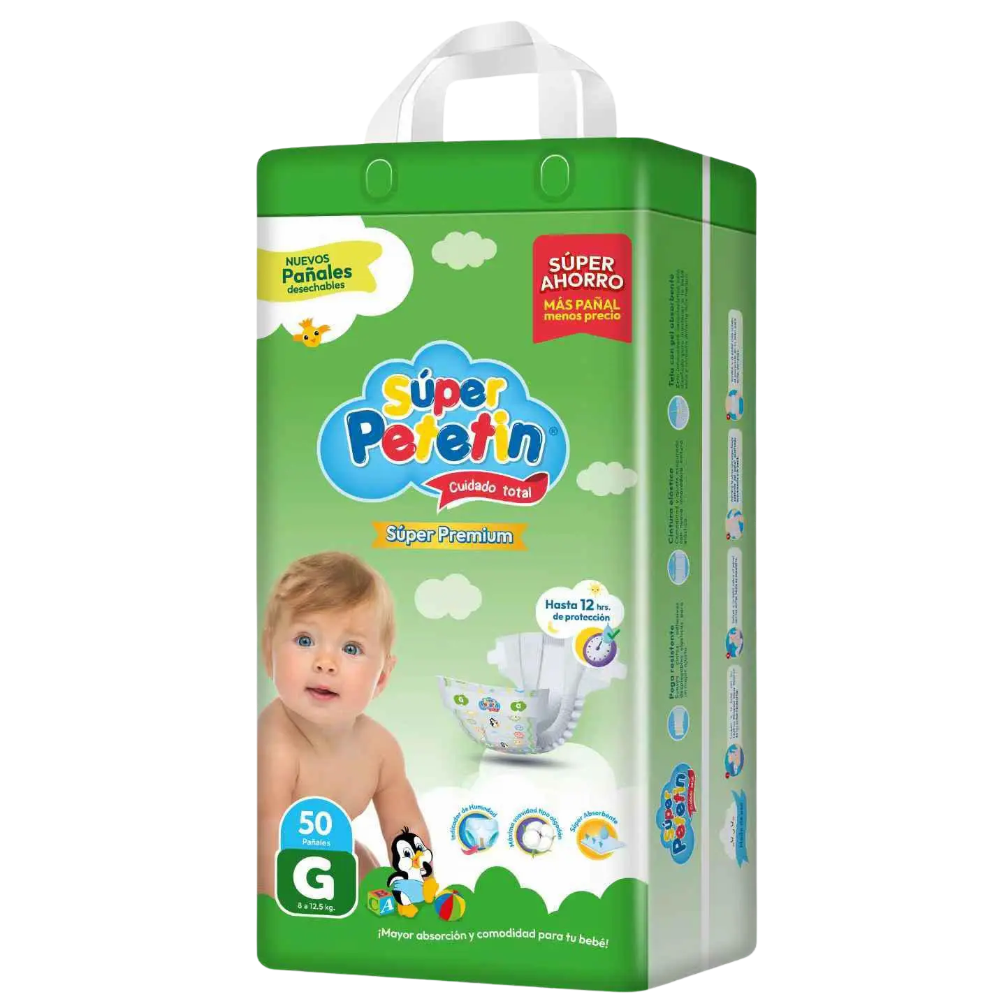 Caja de pañales talla G - Super Petetín