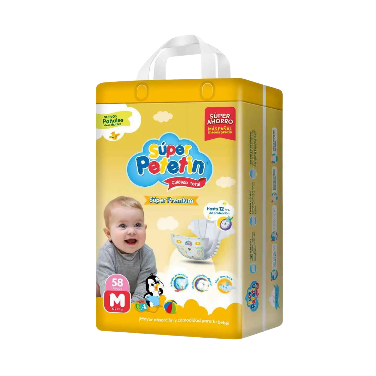 Caja de pañales talla M - Super Petetín