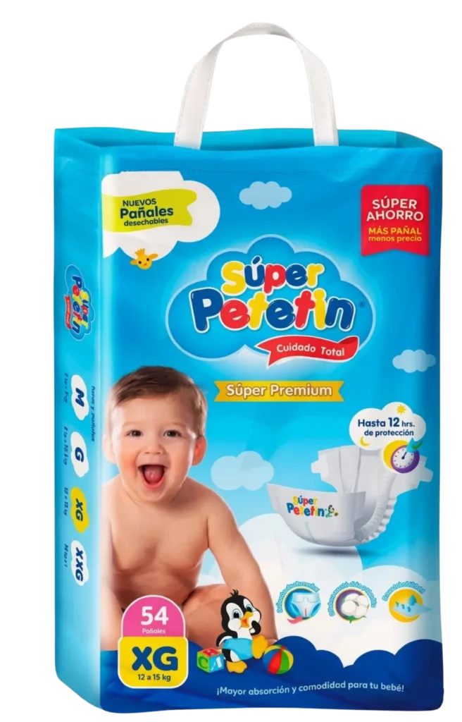 Caja de pañales Súper Premium talla XG x 54und