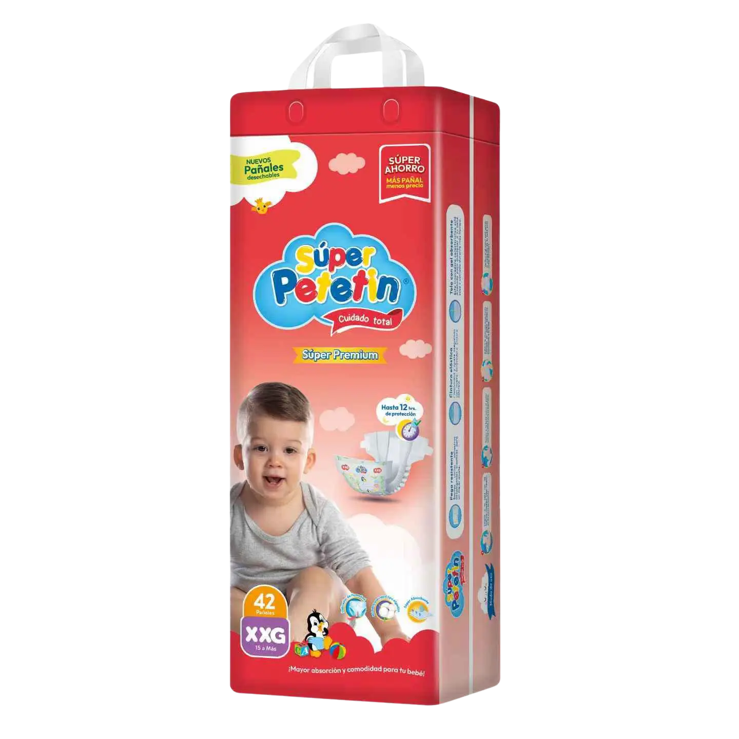Caja de pañales talla XXG 42 und - Super Petetín