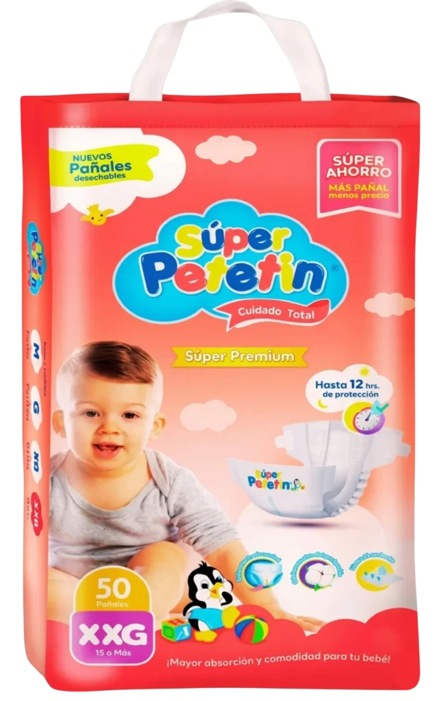 Caja de pañales Súper Premium talla XXG x 50und