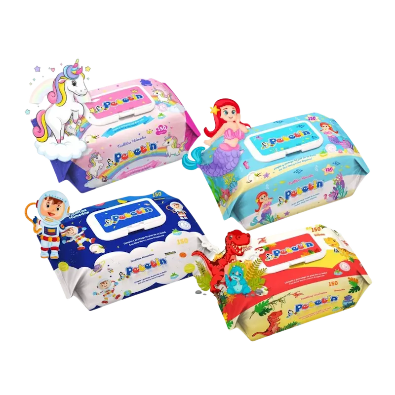 Caja de toallas húmedas Petetín 150und