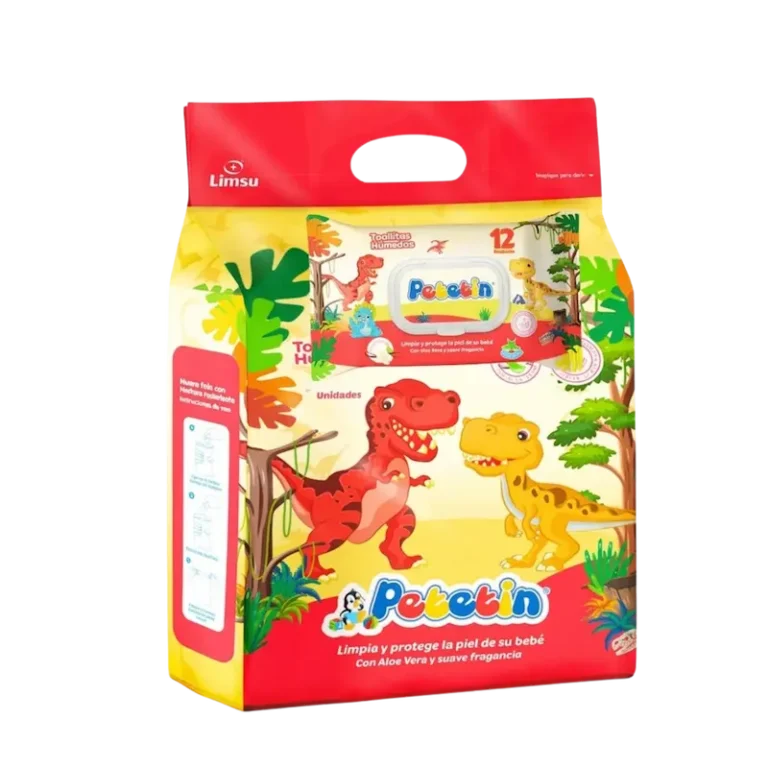 Caja de toallas húmedas Petetin 200+12 und