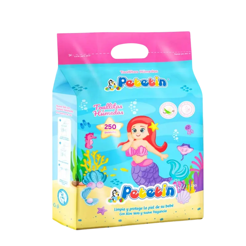toallas húmedas Petetin 250und sirena