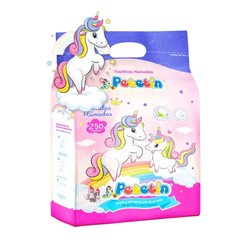 toallas húmedas Petetin 250und unicornio