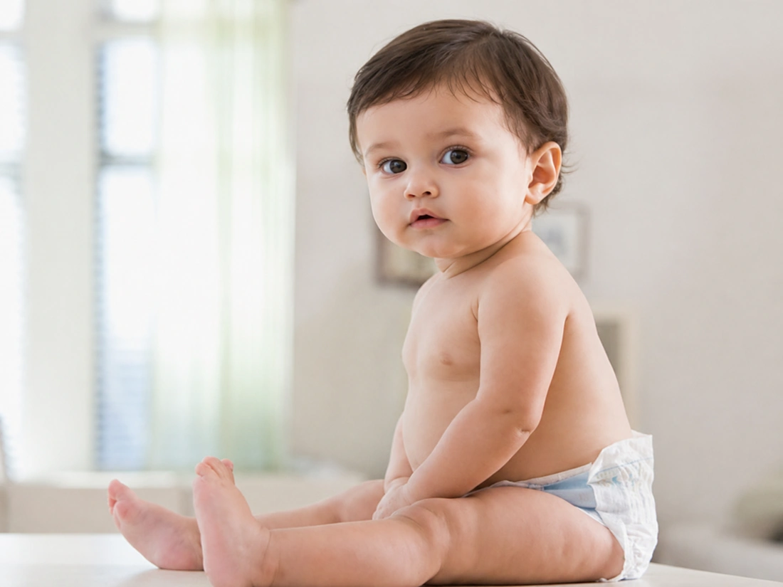 A los cuántos meses se sientan los bebés